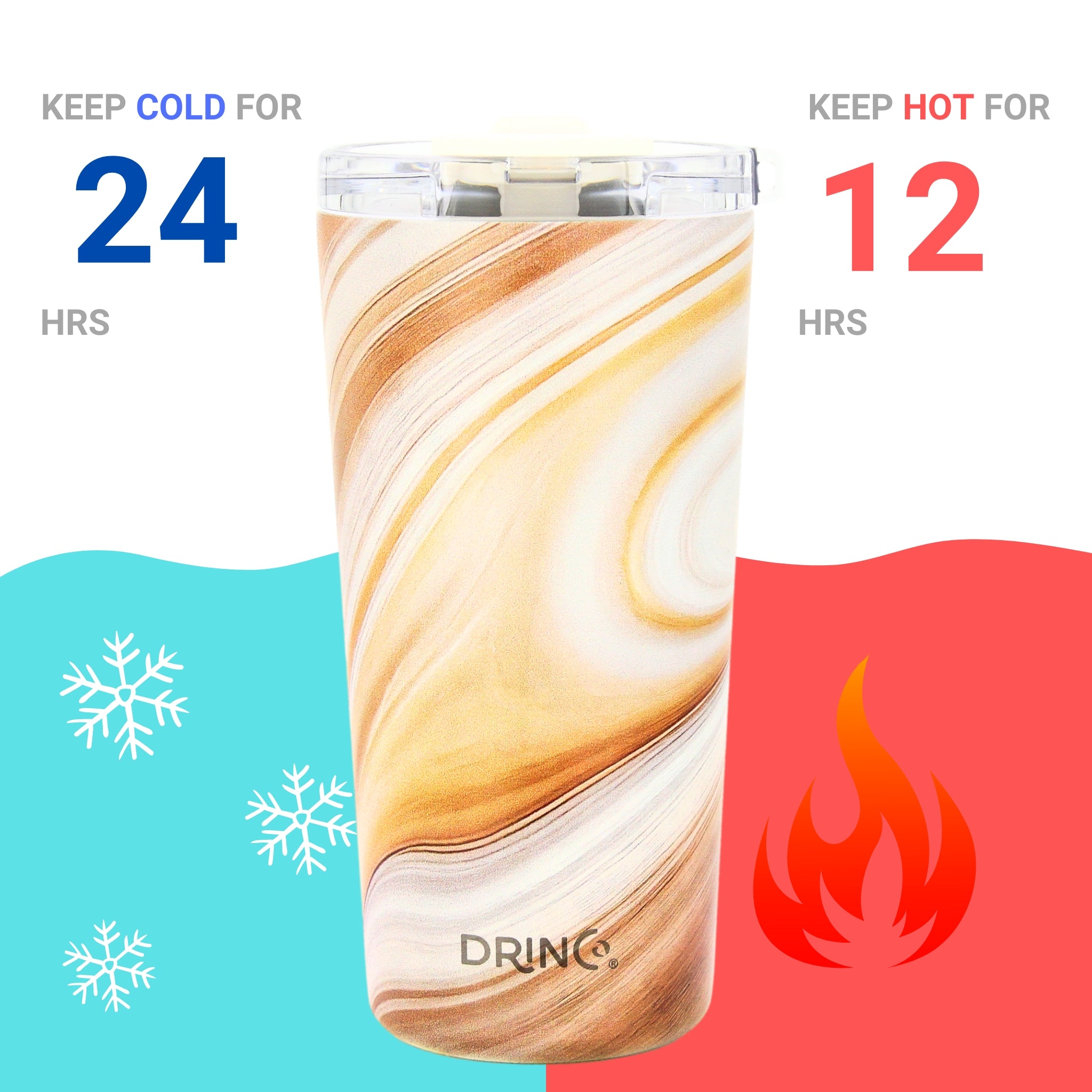 The Swirl | 20oz Leakproof Insulated Tumbler