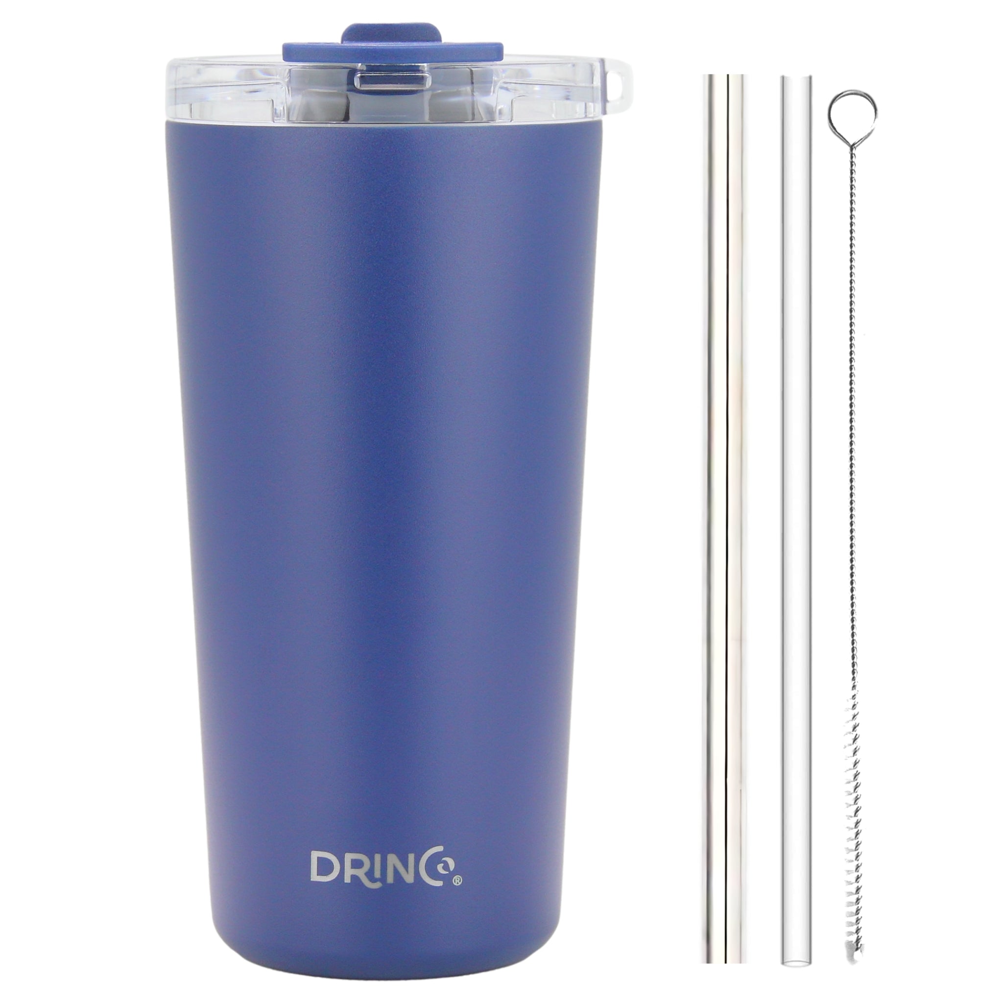 The Blueprint | 20oz Spill-Proof Insulated Tumbler w/ Straw – Blue