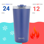 The Blueprint | 20oz Spill-Proof Insulated Tumbler w/ Straw – Blue