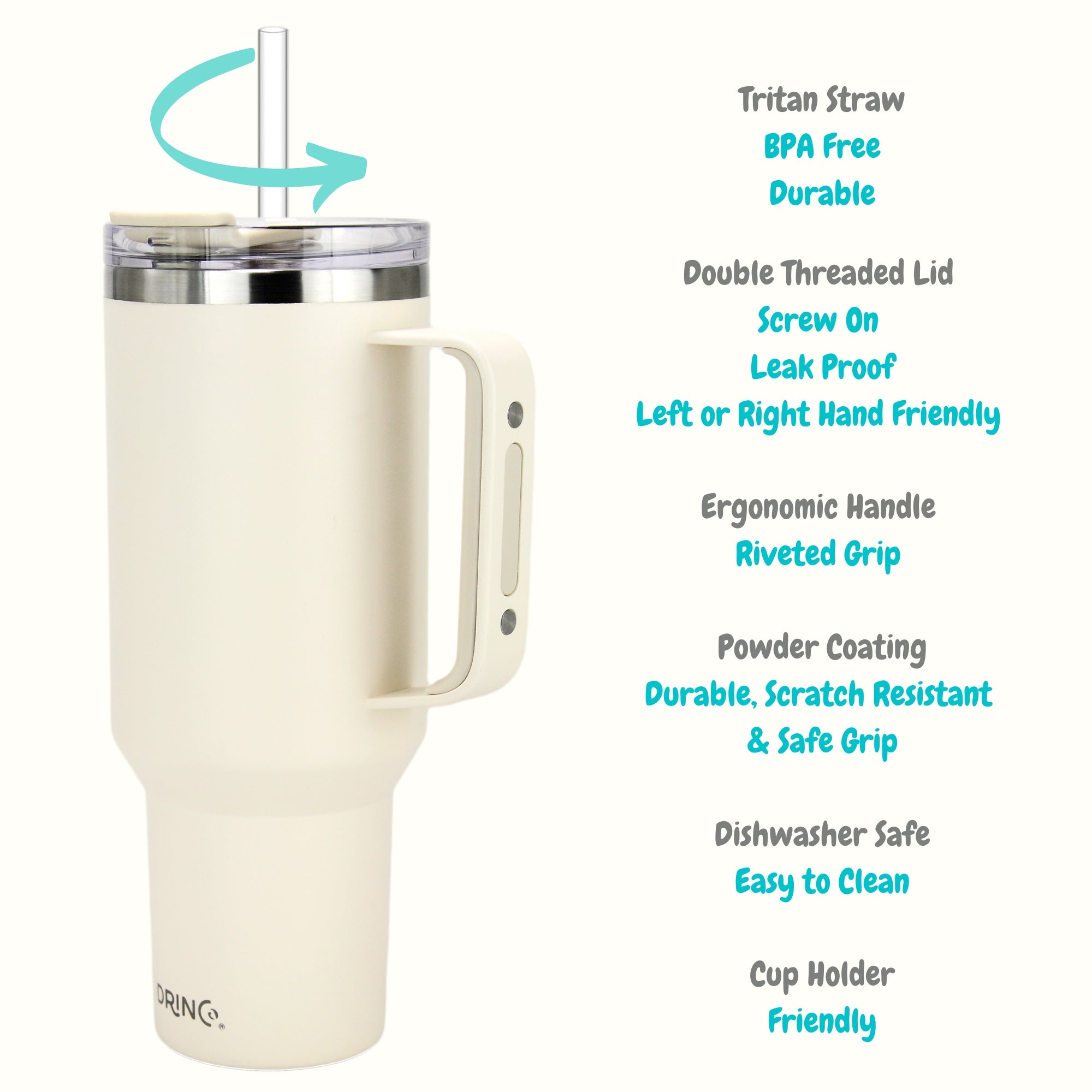 The Oatmilk | 30oz Insulated Tumbler with Handle