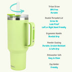 The Kiwi | 40oz Insulated Tumbler with Handle