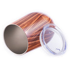 The Wannabe 12oz Insulated Wine Tumbler Glass (Woodland)