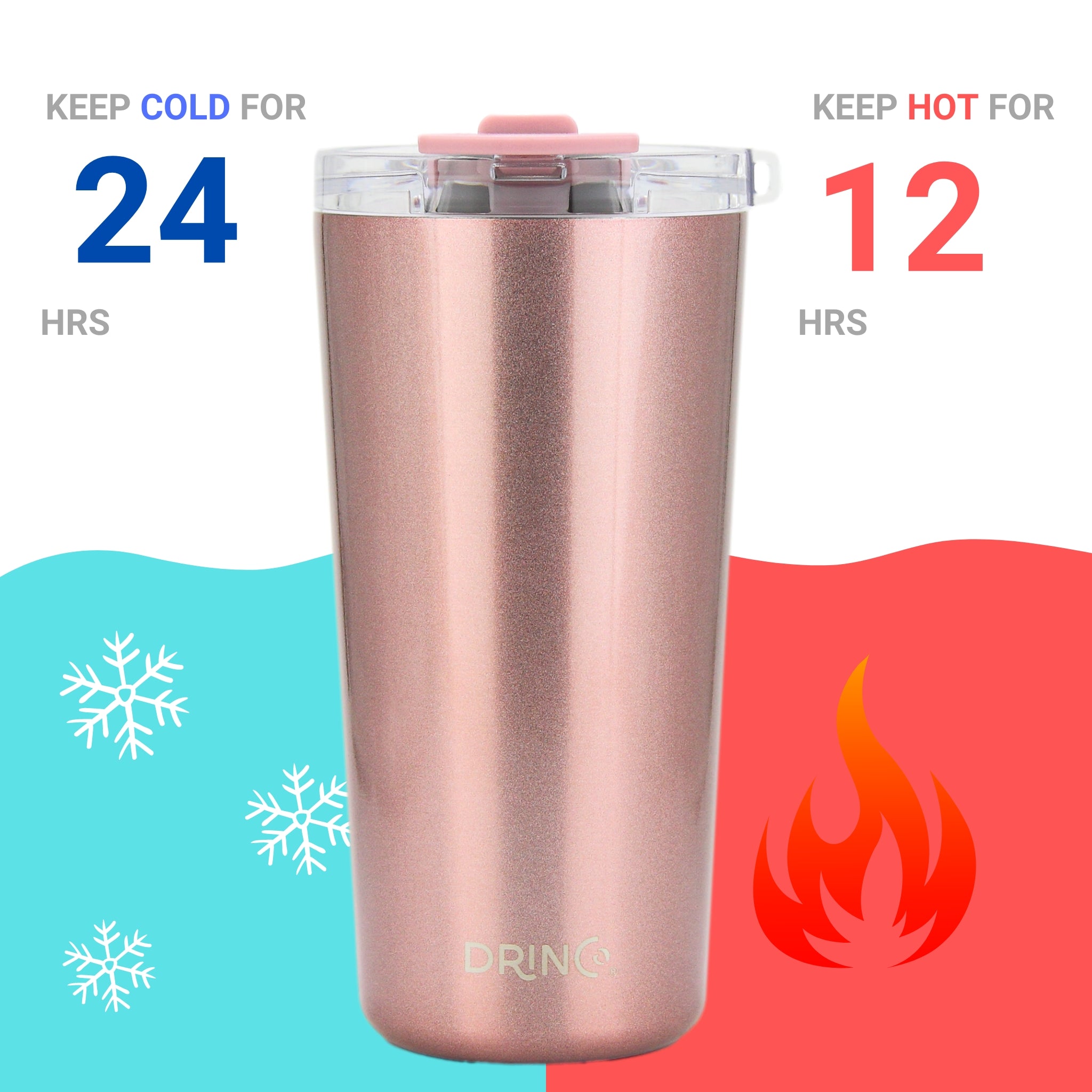 The Gold Rush | 20oz Spill-Proof Insulated Tumbler w/ Straw