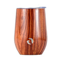 The Wannabe 12oz Insulated Wine Tumbler Glass (Woodland)