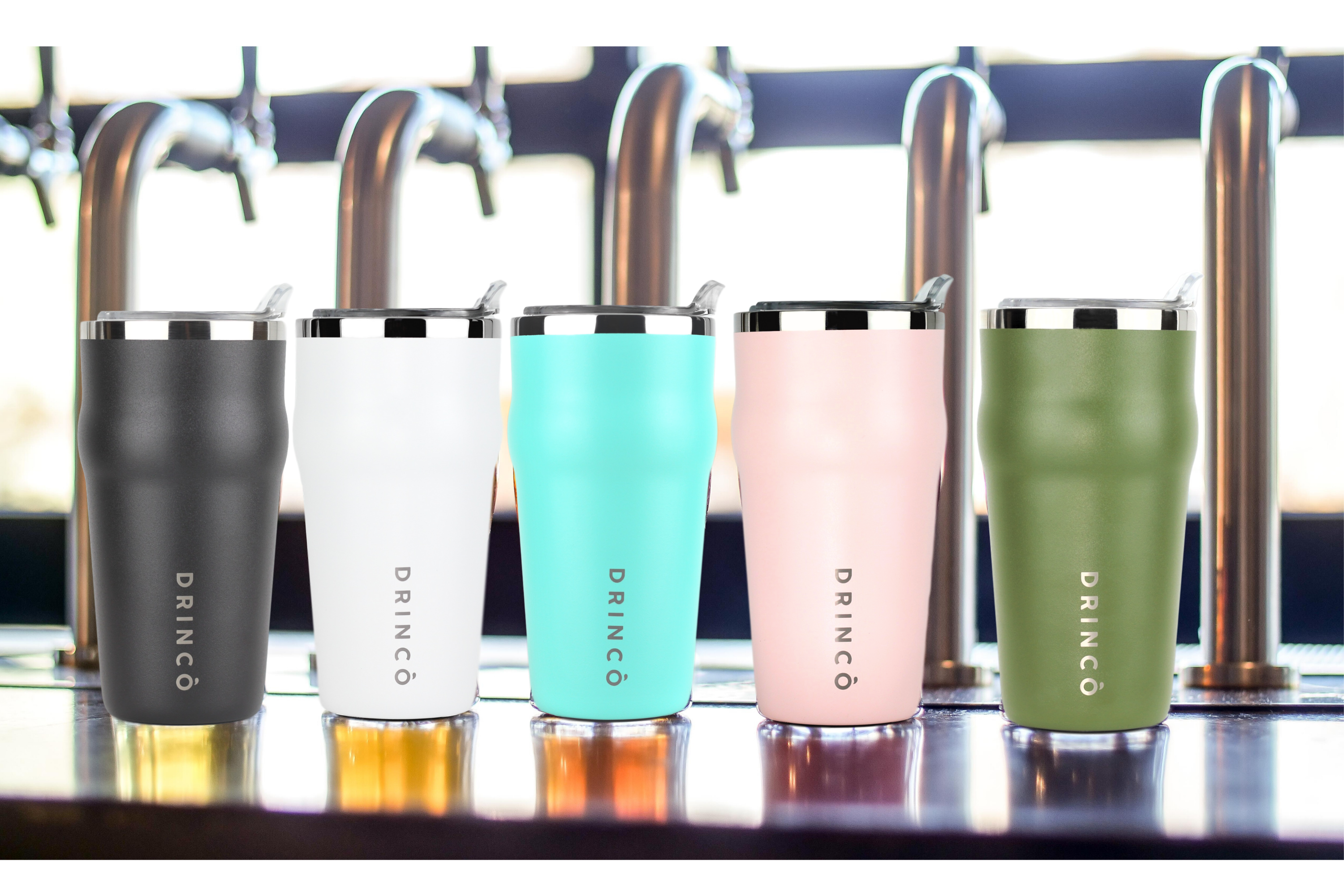 The THOR | 20oz Beer Mug with Bottle Opener – Pale Pink