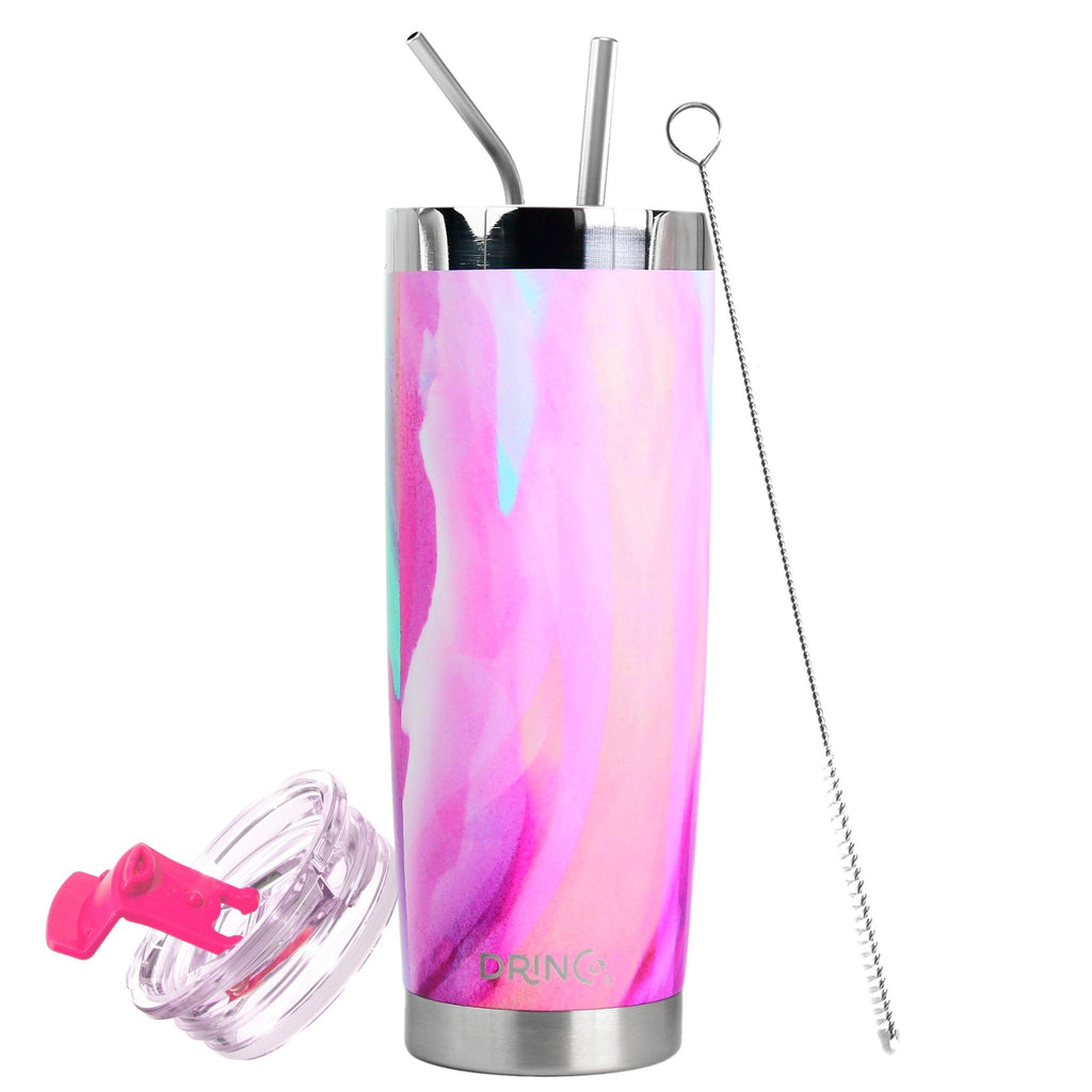 The Gorgeous |  20oz Insulated Tumbler w/Spill Proof Lid, 2 Straws